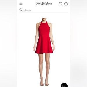 Likely Red Fit and Flare Dress!